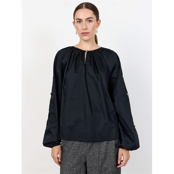 Levete Room LR-ISLA SOLID 131 Skjorte, Sort